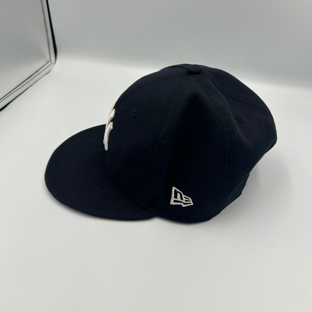 New Era Hat Mens OSFM Navy Blue New York Yankees 9FIFTY Side Patch Snapback - Picture 4 of 8